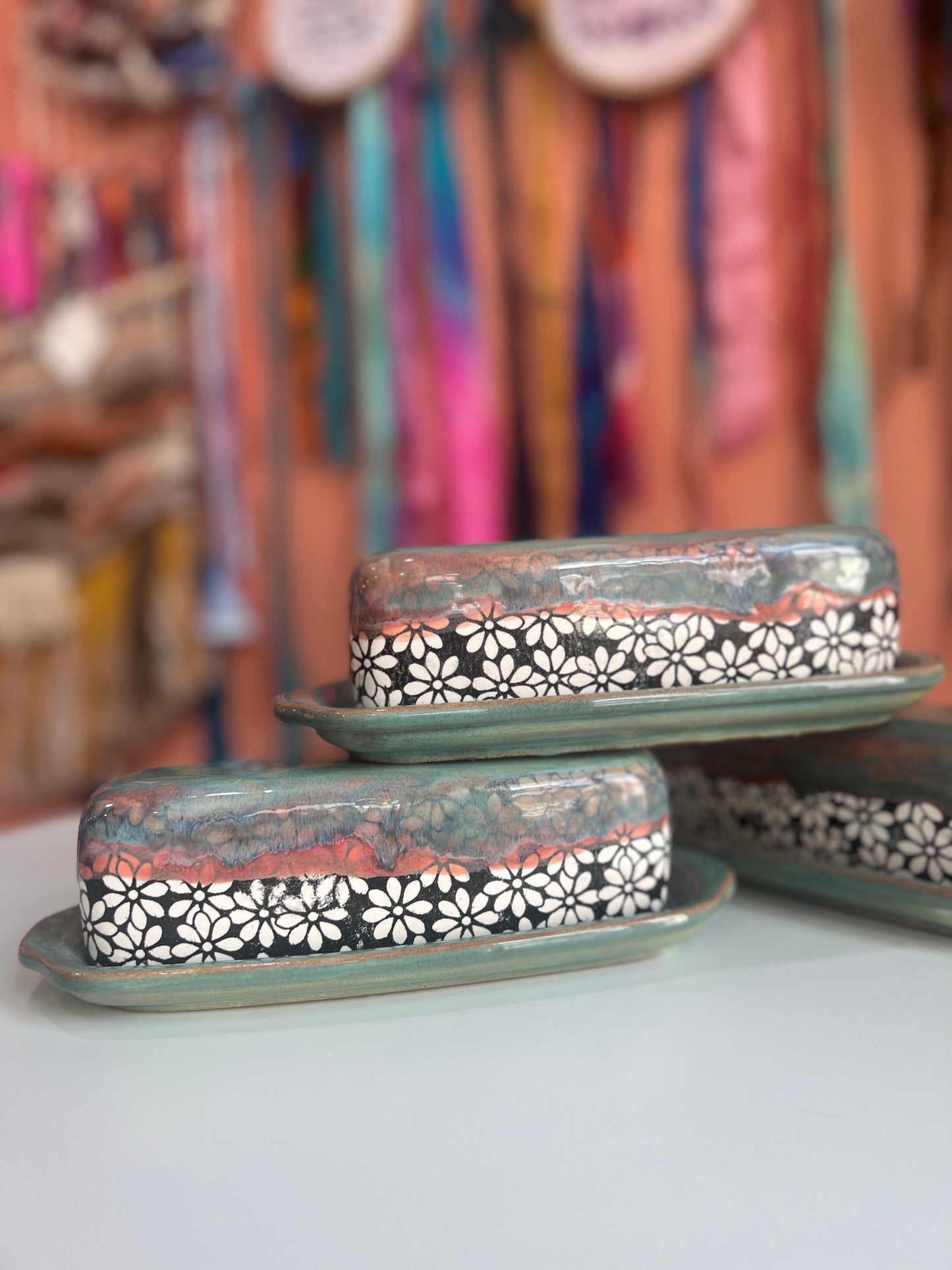 Floral Butter Dishes