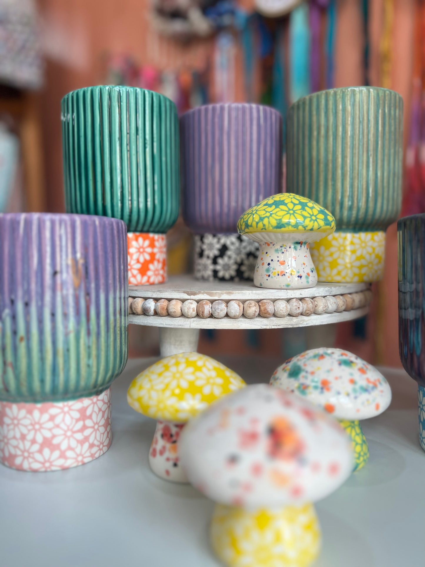 Retro Cocktail Cup - Mermaid Scales