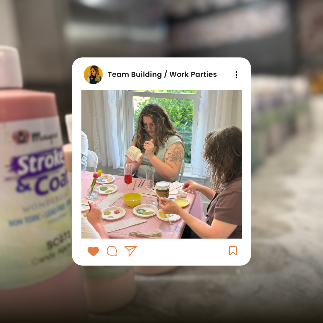 Pop-Up Pottery Painting Party; Work Parties, Church Events, Team Building, etc.