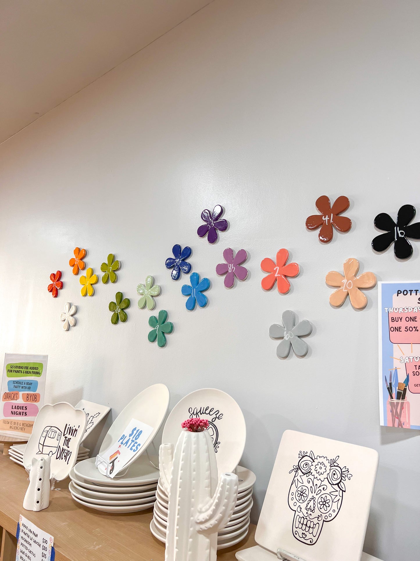 Wall Flowers or Coasters
