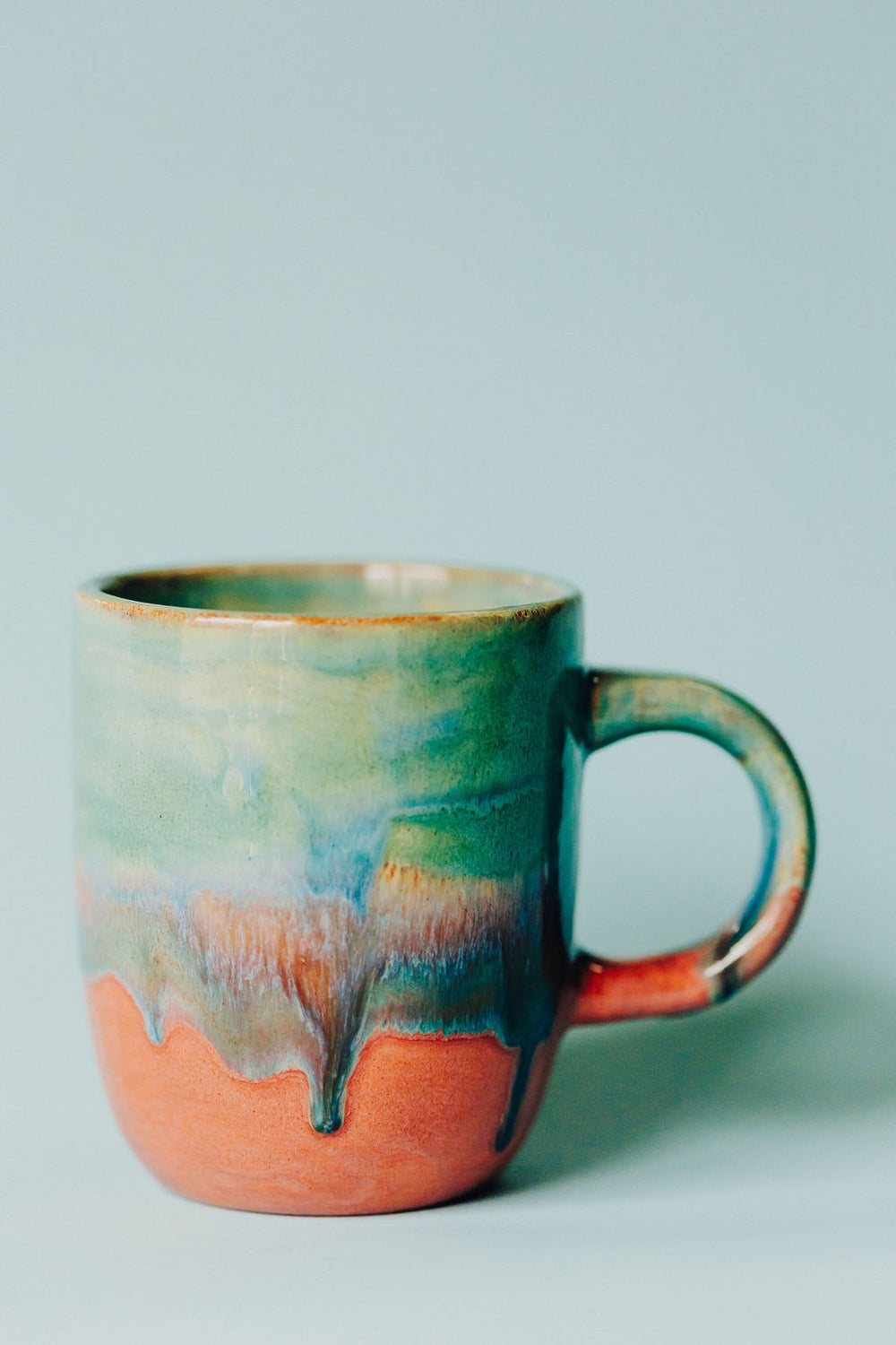 Northern Lights Drippy Mug