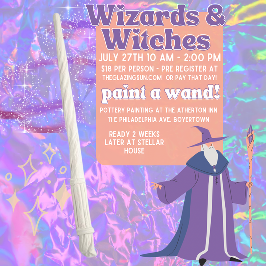 Wizards & Witches - Paint a wand!