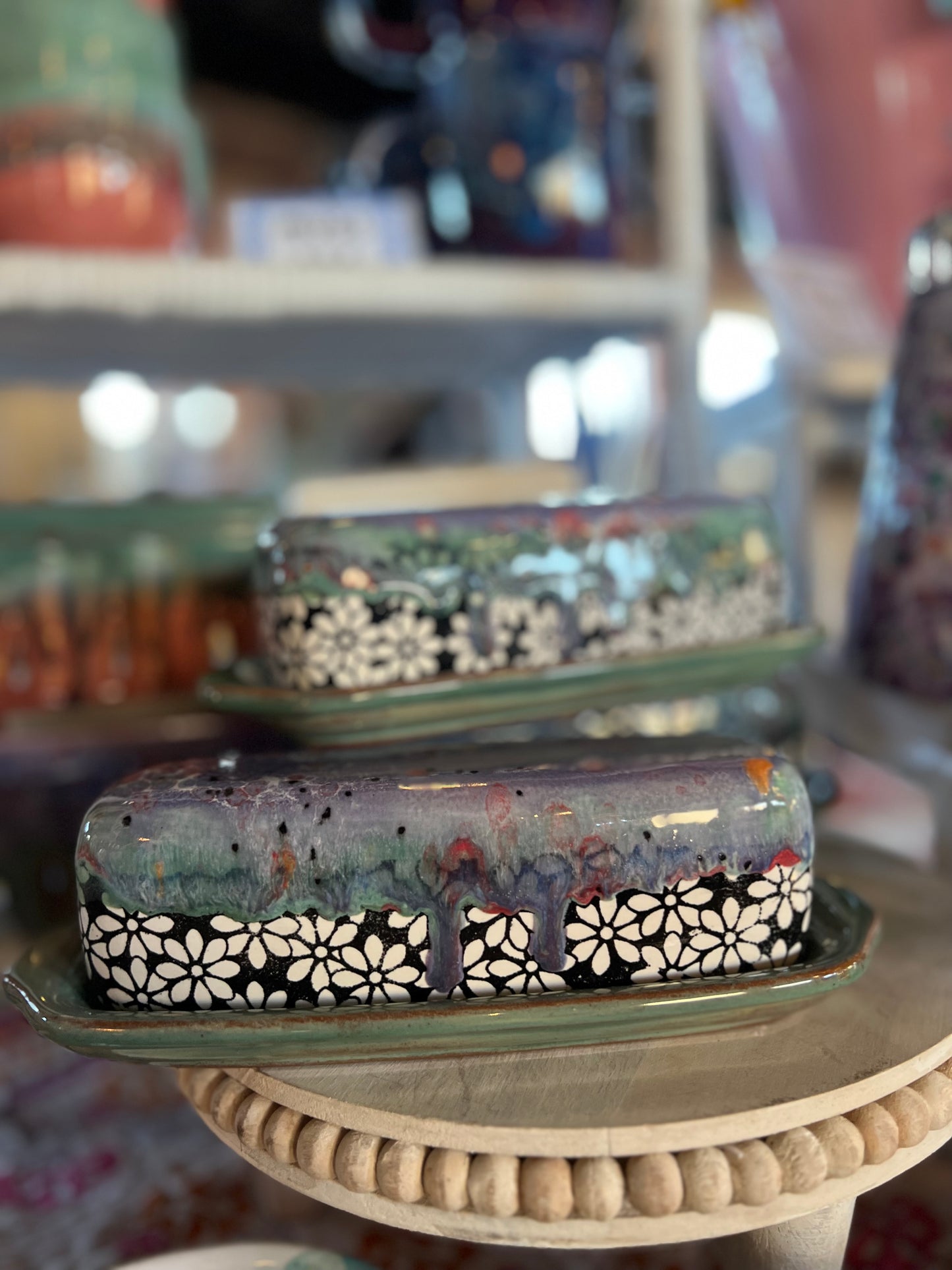 Floral Butter Dishes