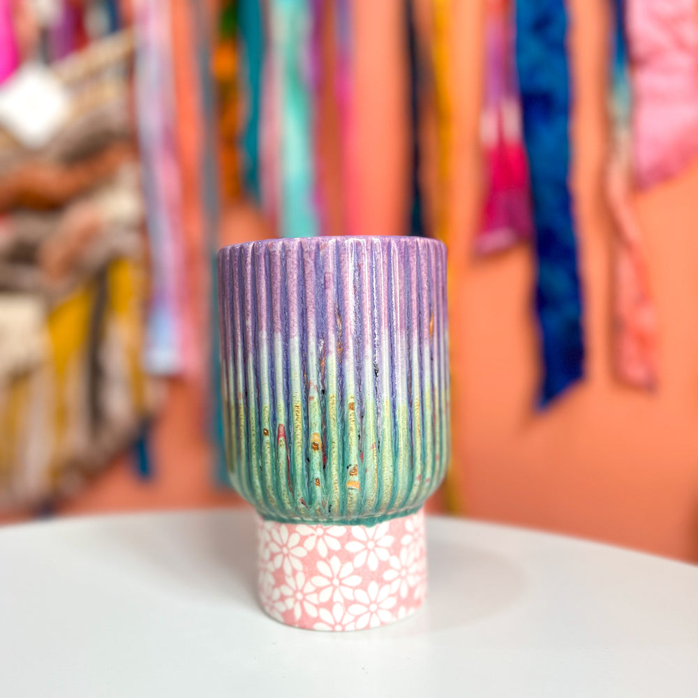 Retro Cocktail Cup - Mermaid Scales