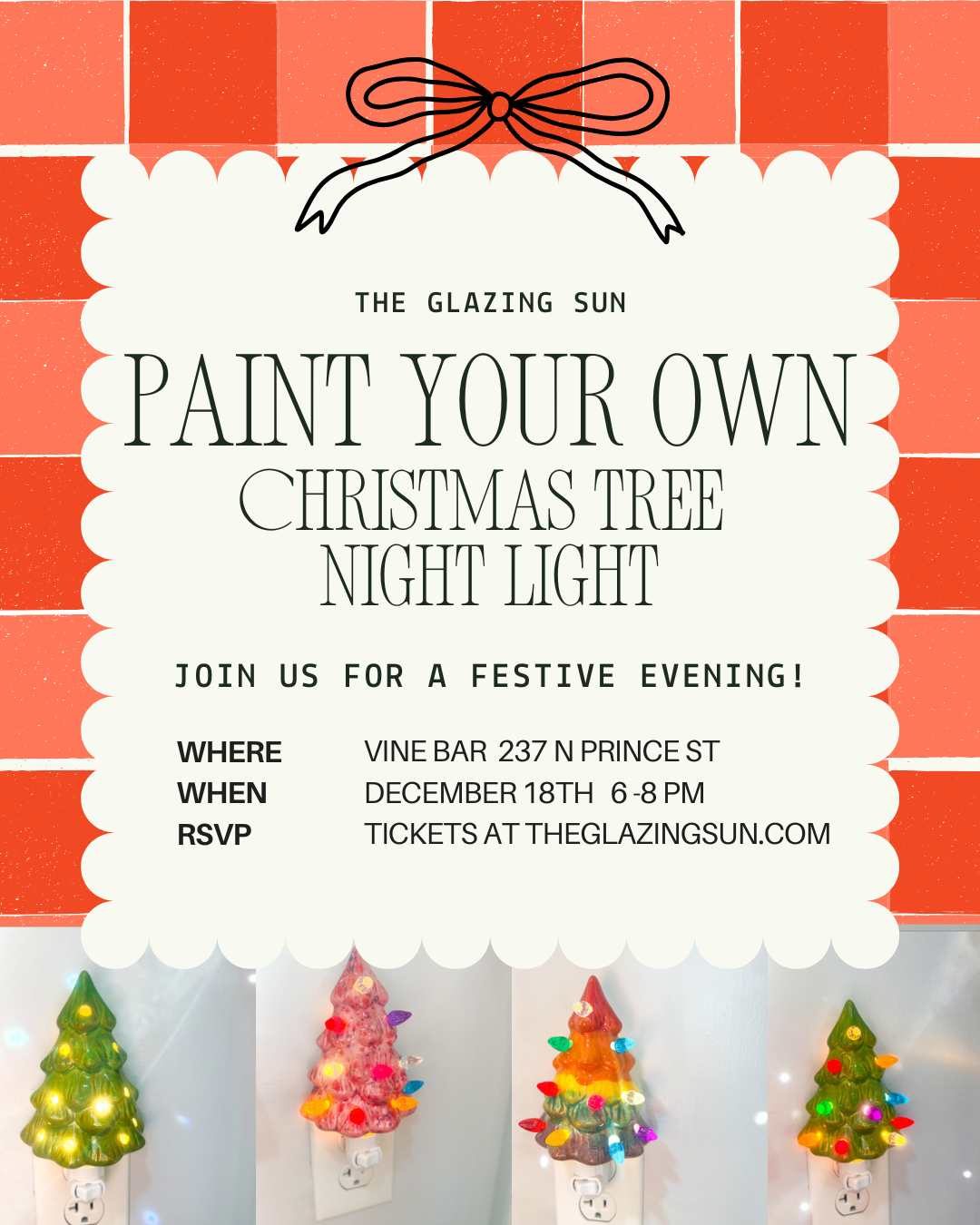 12/18 Vine Bar Christmas Tree Night Light