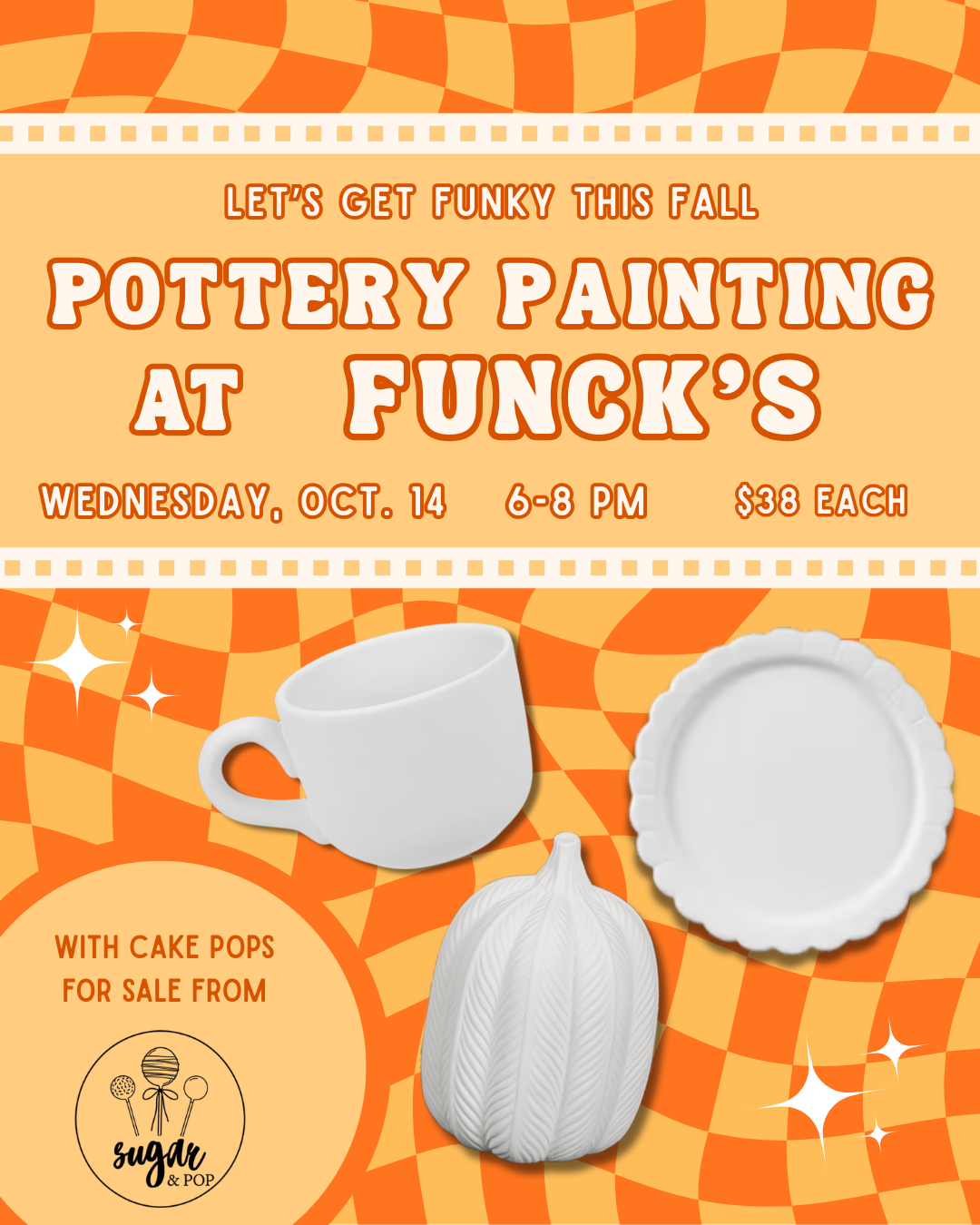 10/14 Pottery Painting at Funck’s