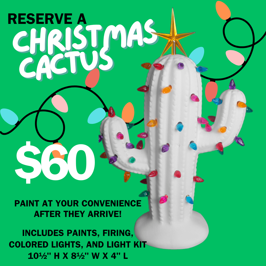 Paint a Christmas Cactus