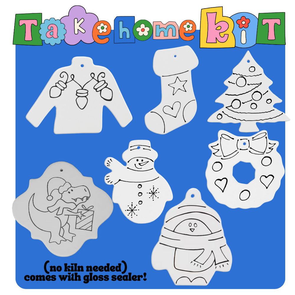 Make & Take Ornament Kit (NO Kiln Needed)