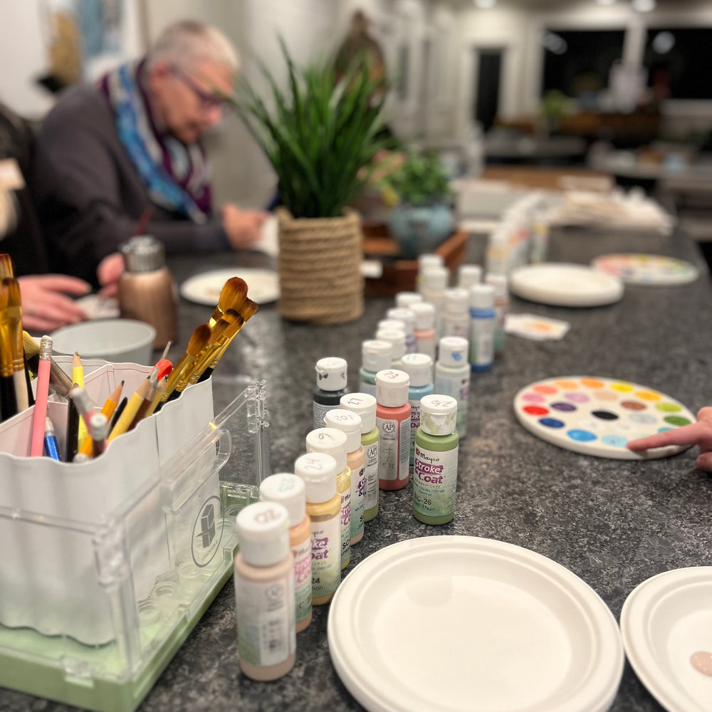 
                      
                        Pop-Up Pottery Painting Party; Work Parties, Church Events, Team Building, etc.
                      
                    