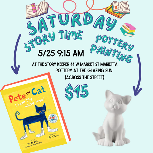 5/25 Saturday Story Time & Pottery Painting (Copy)