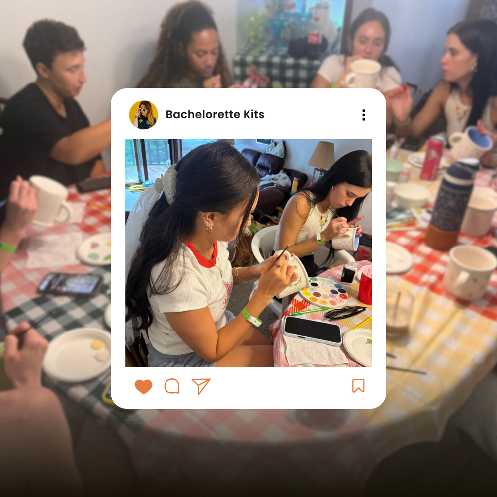 Bachelorette Pottery Painting Party Package
