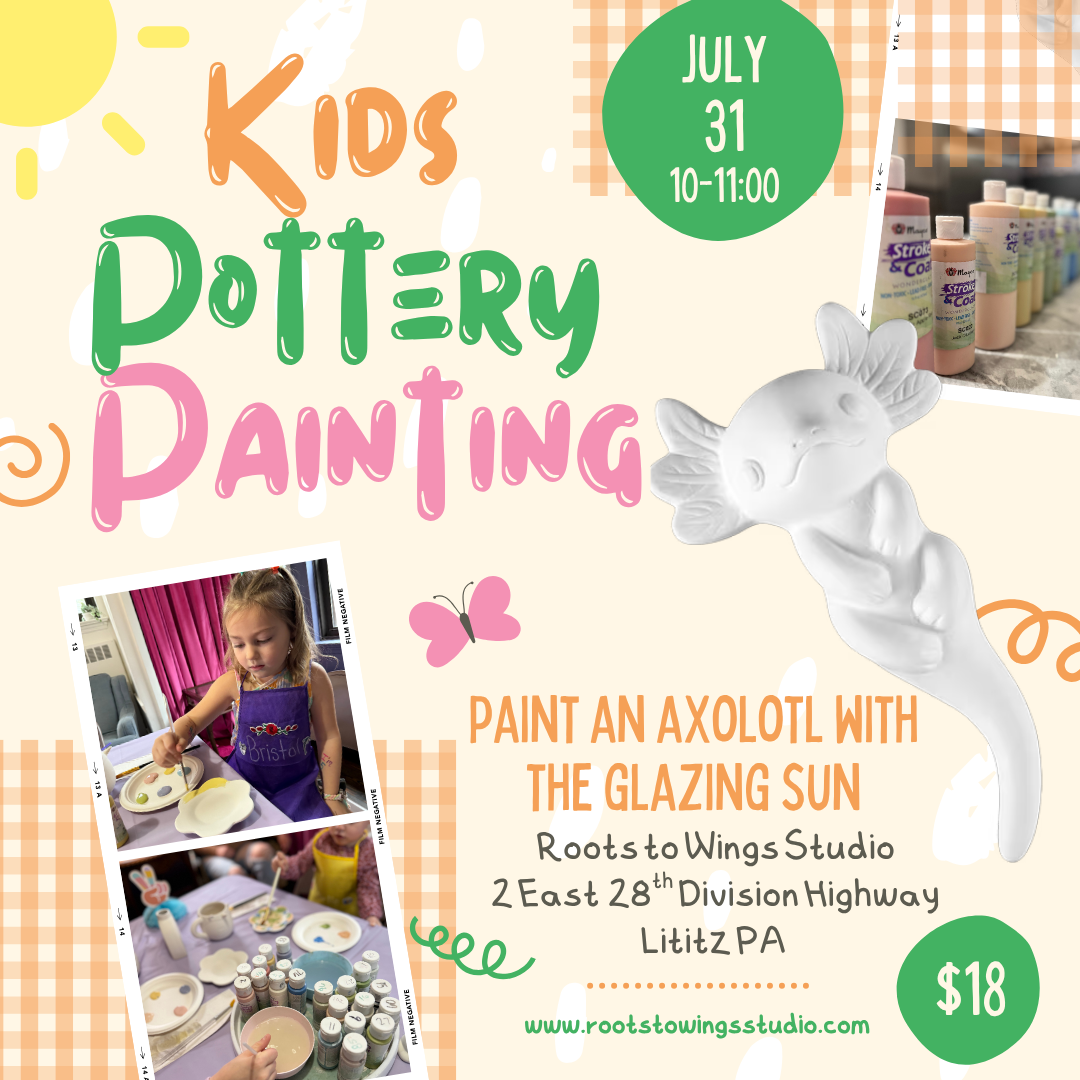 Kiddo Axolotl Paint Activity
